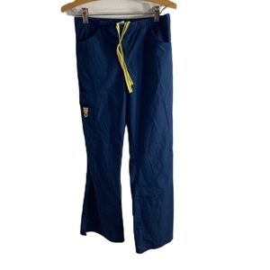 Spread Good Cheer Blue Scrub Pants XS